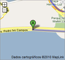 Chegando na Ponte Gov. Pedro Ivo Campos, que dá acesso a ilha.
